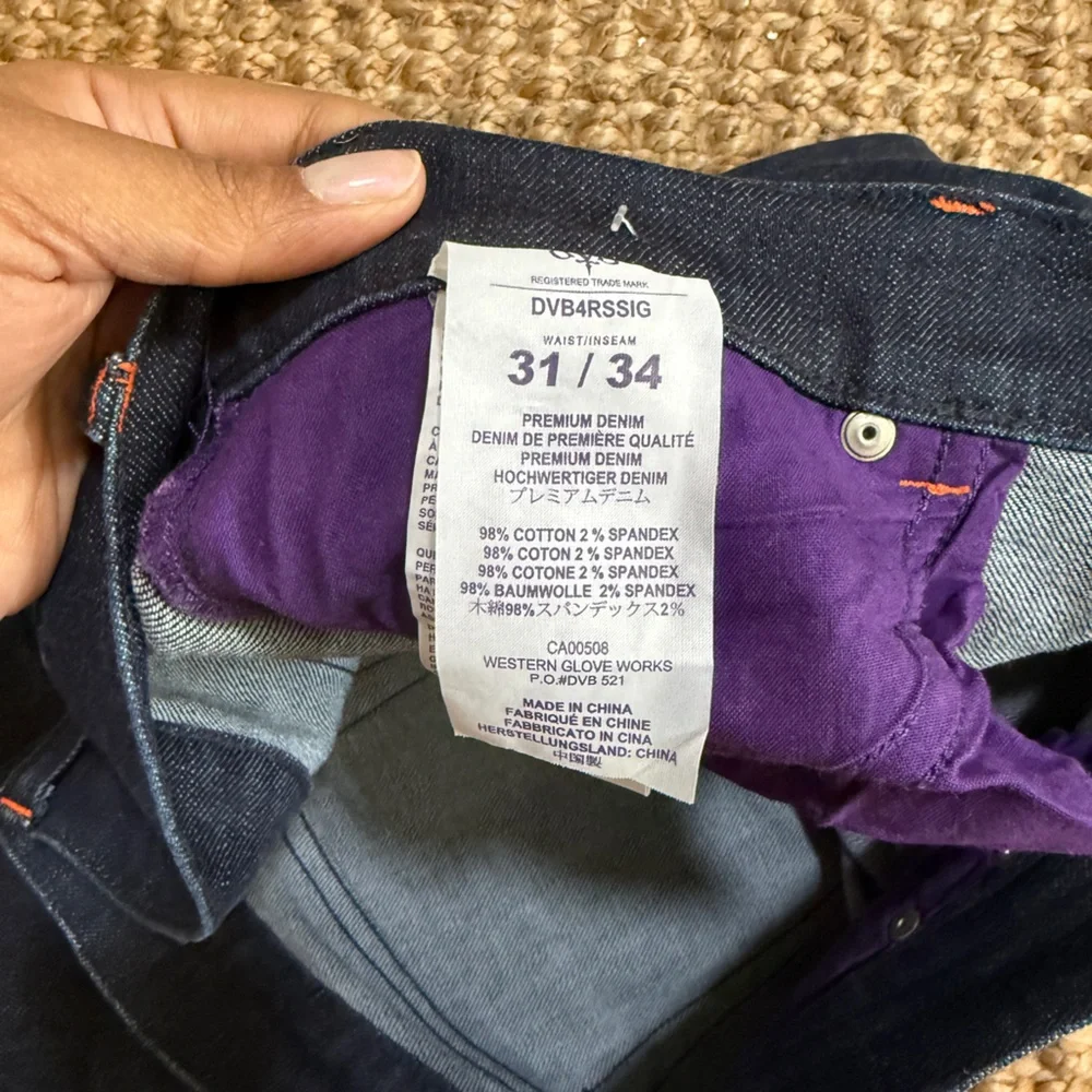 Victoria Beckham Denim Dark Wash Jean - SZ 31 - Picture 8 of 10